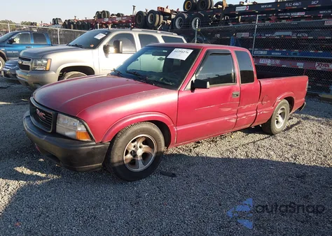 2001 GMC Sonoma Sls z USA, uszkodzony, nr VIN 1GTCS19W118236387